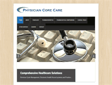 Tablet Screenshot of physiciancorecare.com
